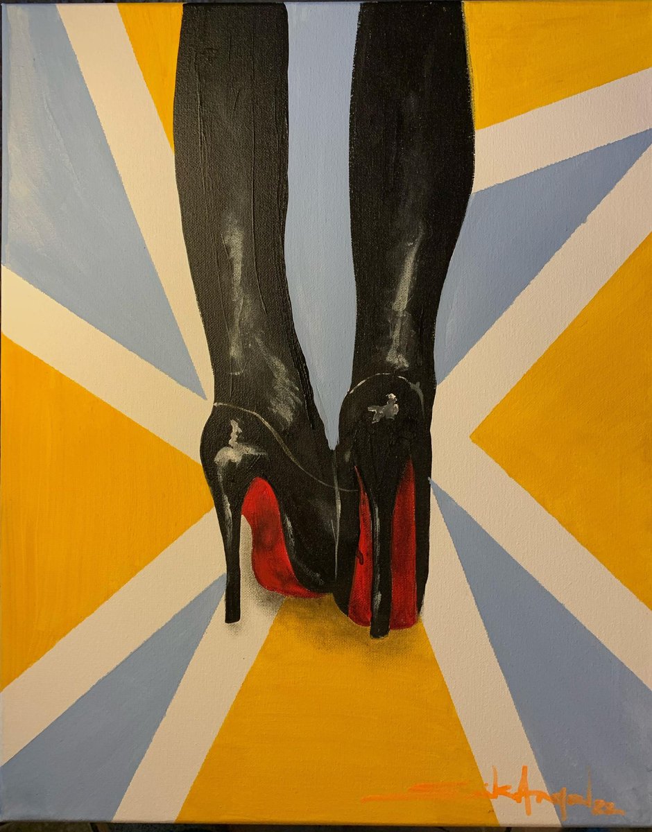 erikangel3's tweet photo. "LV Red Sole Shoes" 16"X20" Available https://t.co/ri2msNXCQo