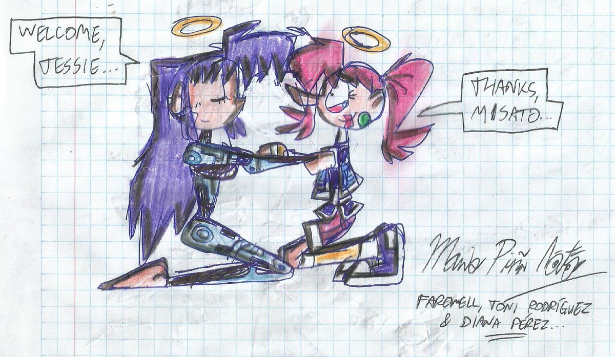 Matsumaru_kun's tweet photo. #BestDrawingsOf2021
I made this in memoriam of #ToniRodríguez and #DianaPérez
#misatokatsuragi
#neongenesisevangelion
#JessieTeamRocket
#Pokemon
#doblajemexicano
#inmemoriam https://t.co/7Uo901BaER