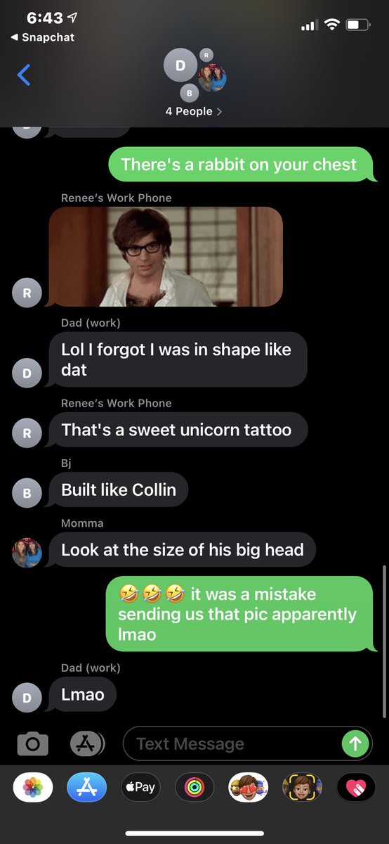 bndelaune's tweet photo. This is what it’s like to be a part of our fam 🤣 https://t.co/VKoYqulMao