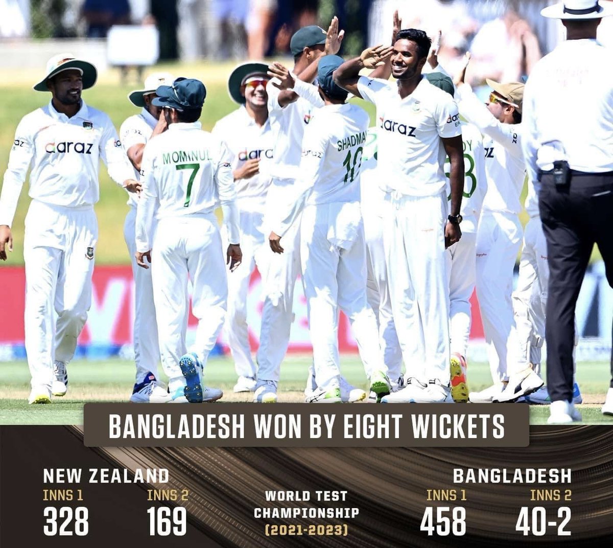 UnltdAdda's tweet image. Congratulations Bangladesh 🇧🇩 Cricket Team for historic test match win against New Zealand 🇳🇿