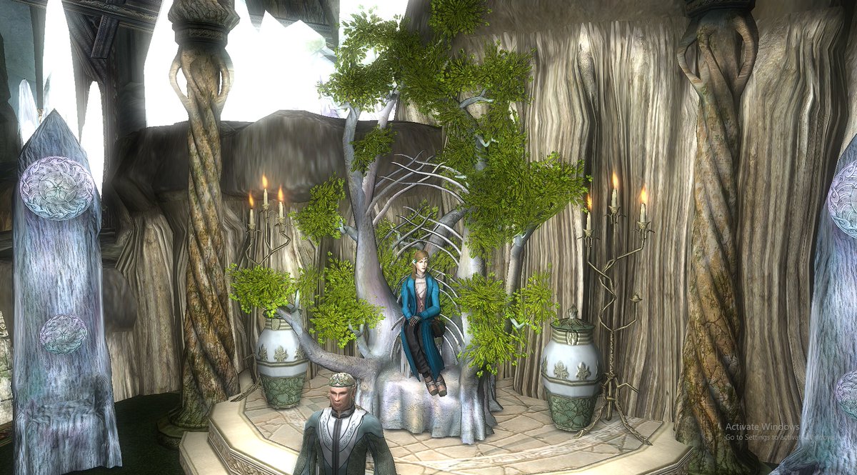 hlburkewriter's tweet photo. #ElfUpdate new chair #LOTRO https://t.co/CCPXmoLcKl