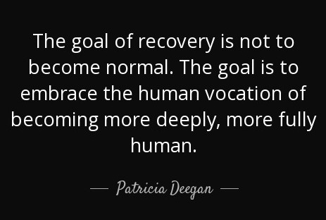 MindLife16's tweet image. Embracing the human vocation of becoming more deeply, more fully human. That’s a beautiful thing. Thank you Pat Deegan for your provocative insights.  #redefinenormal #human #recovery