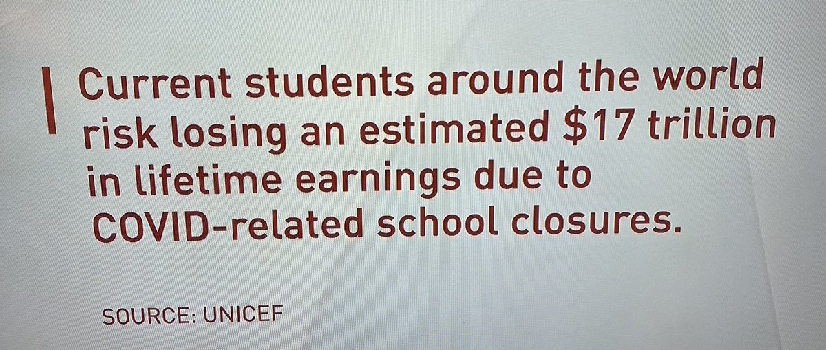 AdeAdamson's tweet photo. Not sure how they settled on this number but I’m sure it’s pretty high, and disproportionately affecting kids from families with less means. Yikes!!! https://t.co/YB1uEovjOQ