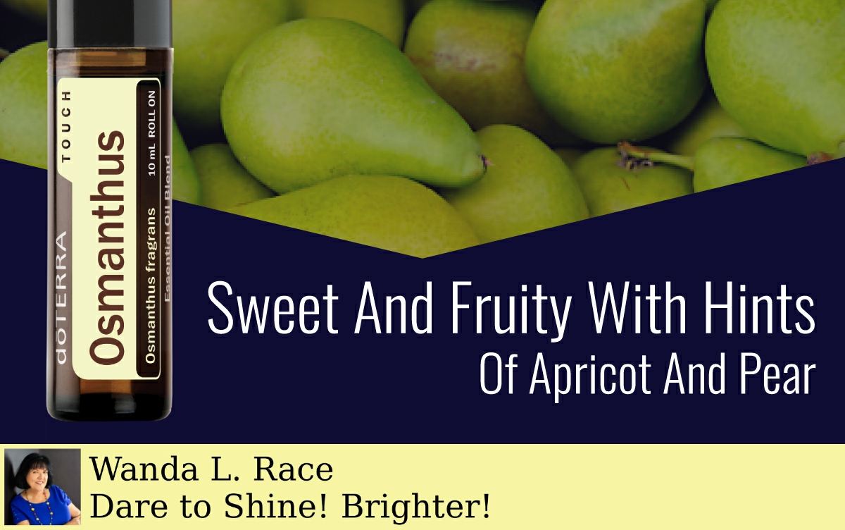 RaceWanda's tweet photo. A base component of several all-time favourite doTERRA blends and fragrances, now enjoy the treasured aroma of doTERRA Osmanthus on its own for the first time. https://t.co/TJcQZrtxu9