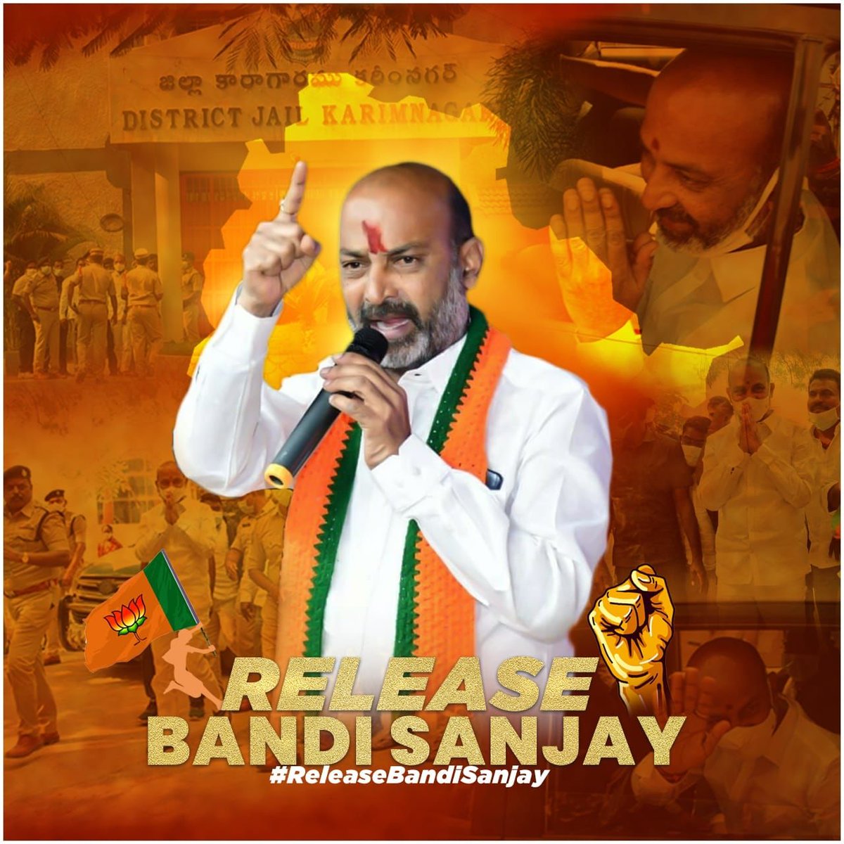 KranthiKumarAk4's tweet photo. #ReleaseBandiSanjay https://t.co/XvjcZhN3KC