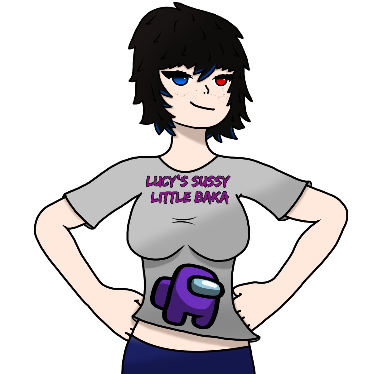 DoodlesDemonic's tweet photo. To start the year off, Steph wants to show everyone the new shirts she got for Christmas.
I also wanted to draw her with her hair tied back again lol
Including blank versions in case anyone wants to make their own edit ๐๏ธ๐๐๏ธ
#OC #DDDraws #Sus https://t.co/emzvSbjRdf