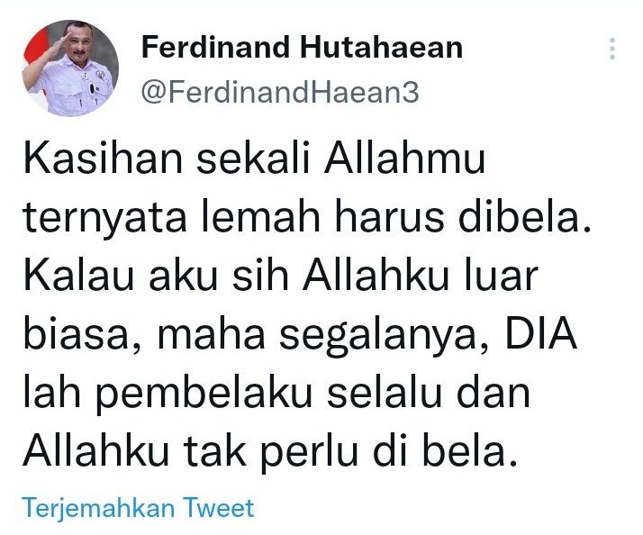 Yang setuju tagar #TangkapFerdinand yuk lambungkan guys