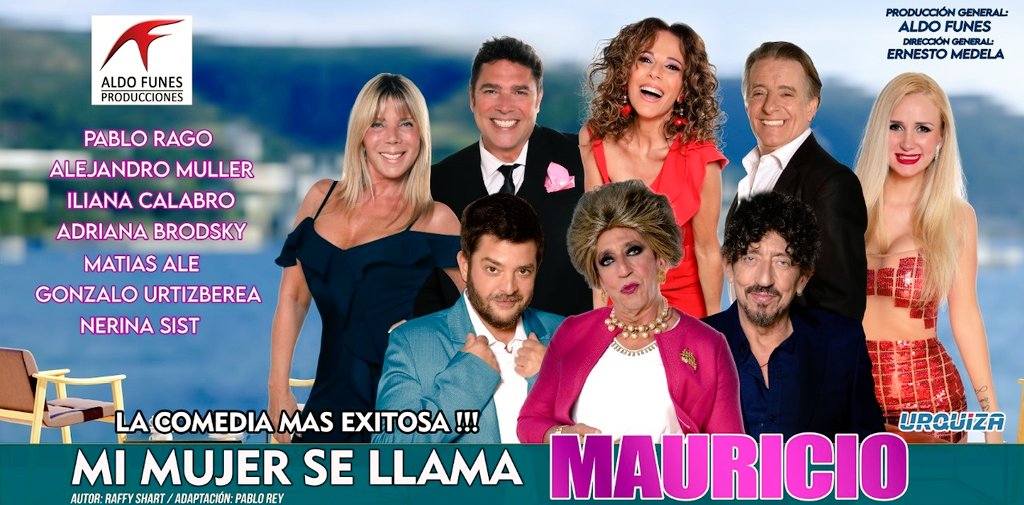 📌 Comunicado
"Mi mujer se llama Mauricio"
Les informamos que debido a un contacto estrecho, la producción decidió suspender la obra hasta nuevo aviso. Gracias.