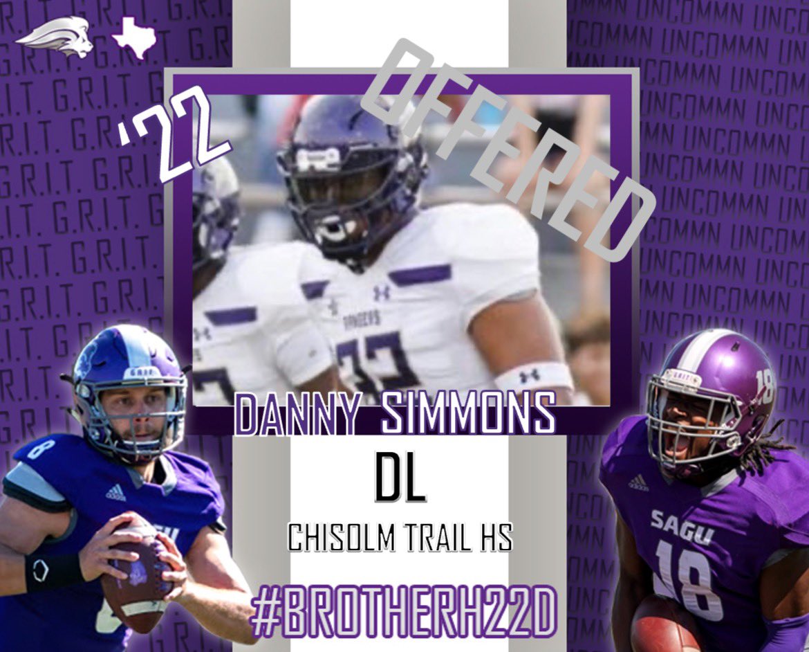 After a great conversation with <a href="/CoachKeith__/">Cameron Keith</a>  I’m blessed to announce that I have receive my first offer from @SAGU_Football . I’m am thankful for this opportunity! <a href="/Coach_Bode/">Byron Bode</a> <a href="/Coach_Houston/">coach Houston</a> @CTHS_Football