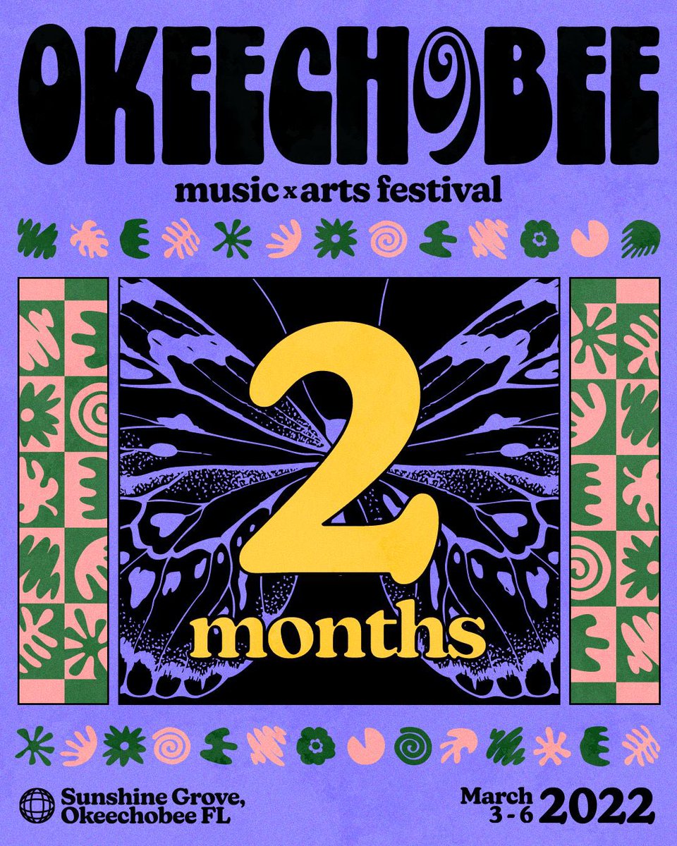 OkeeFam's tweet photo. Okeechobee Music &amp; Arts Festival is officially two months away! 
Phase 1 of the lineup is coming out soon.
Use the link below to help a brother out! 😎

https://t.co/gjycLEmZ8f https://t.co/0Y4OXSF3Z2