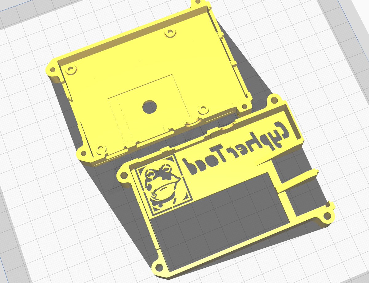 CypherToad's tweet image. I sure hope this #RaspberryPi2 + @SeedSigner case remix prints and functions as intended 🤪