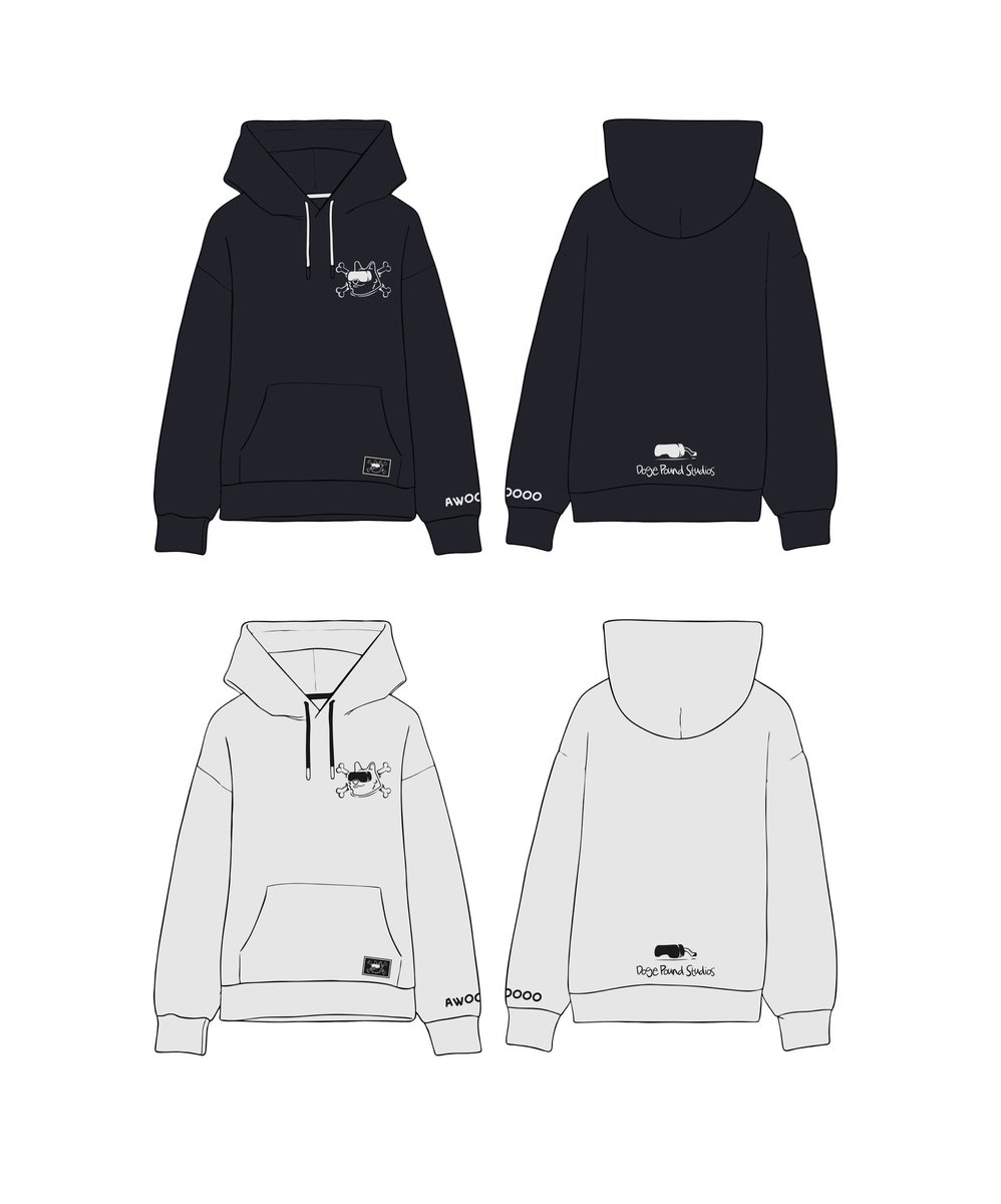 TheDogePoundNFT's tweet photo. Merch will finally launch in the next 3 weeks! Here are some of the more simple designs 

We will start with T-shirts, hats, and sweatshirts and later plushies! 🐾 https://t.co/ILvlIqMtkF