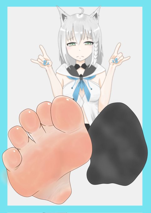 新年一発目はVTuberの白上フブキちゃん描きました! 