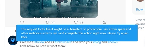 susanamper's tweet photo. Does anyone know what this means? #twittersupport #TwitterSupport #whatswrongwithtwitter https://t.co/nZFH3EtQYN