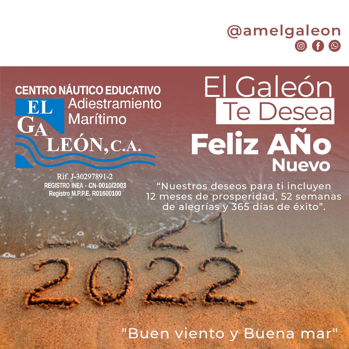 amelgaleon's tweet photo. Un 2.022 lleno amor, paz, muchísima salud, felicidad y éxitos @amelgaleon

#bienvenido2022 #2022 #pazyamor #saludybienestar #amelgaleon #venezuela #felizañonuevo #adiestramientomarítimo #buenvientoybuenamar https://t.co/8Dh5tPRcJU