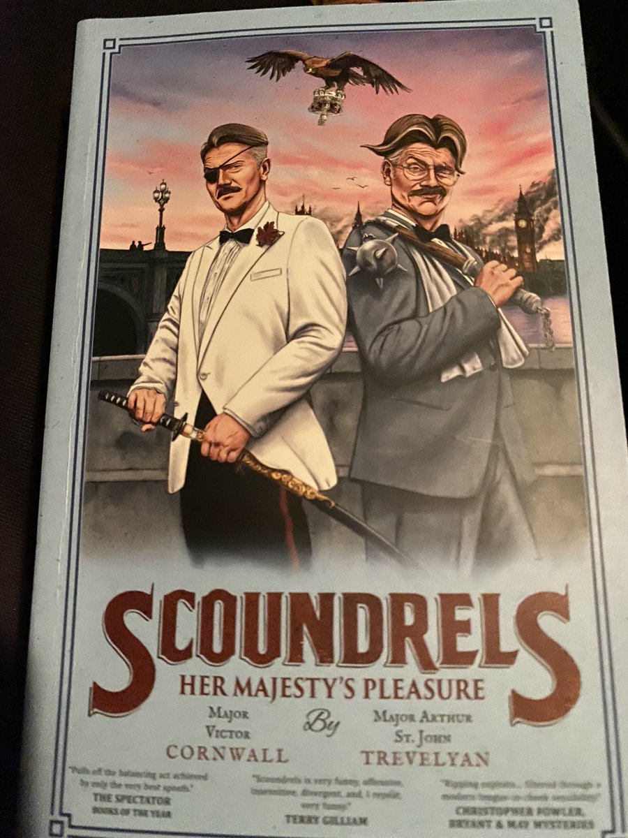 doktorgeraldo's tweet photo. Just finished the final volume in the works van. Thanks fellas, I’ve enjoyed your books tremendously. @BlackDoorPress #scoundrels https://t.co/49ePyBOCDM