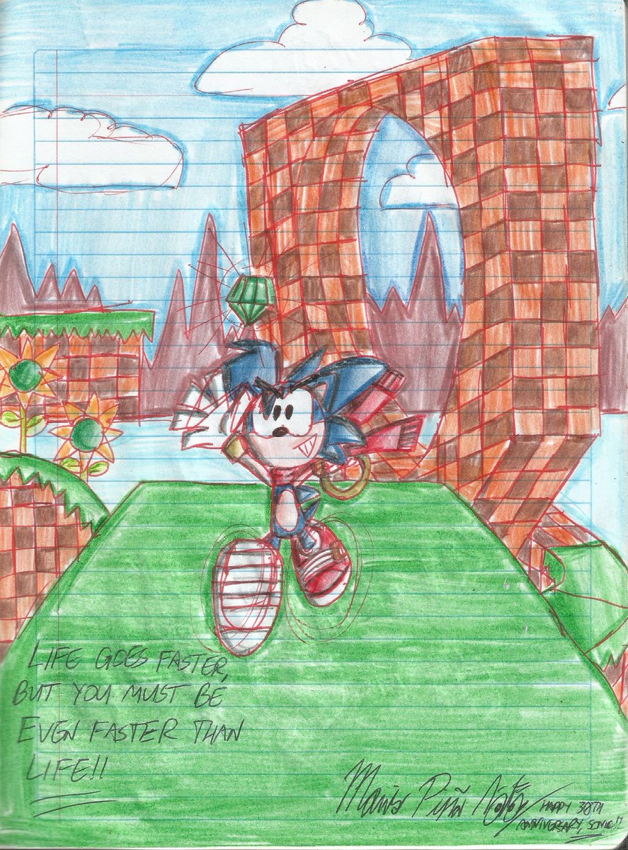 Matsumaru_kun's tweet photo. #BestDrawingsOf2021
Special drawing made for the #30thAnniversary of #SonicTheHedgehog.
#SEGA
#GreenHillZone https://t.co/ADxPfWjHs1