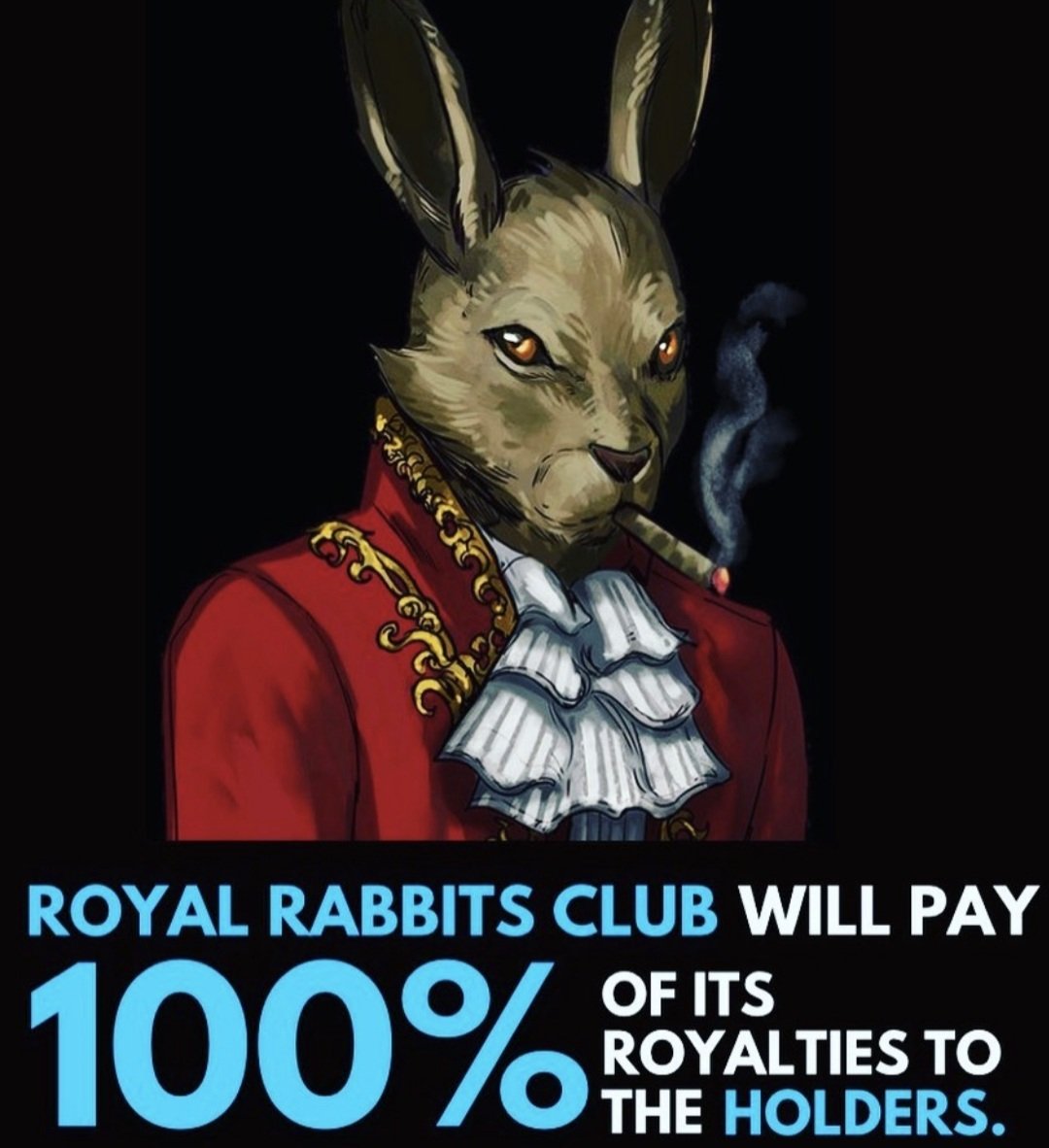 What do you guys think about upcoming <a href="/RoyalRabbitsClb/">RoyalRabbitsClub.io</a> NFT Project? Bullish on this, expecting it to fly going by everything I've seen so far