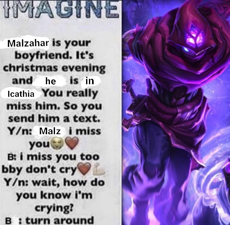 has Malzahar gotten a lore update yet? (