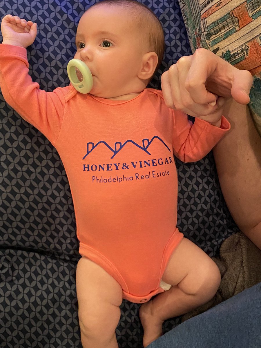 EllenGresh's tweet photo. If she sleeps through the night, it’ll be a honey of a deal. @alwayssunny https://t.co/czSbSgD16s