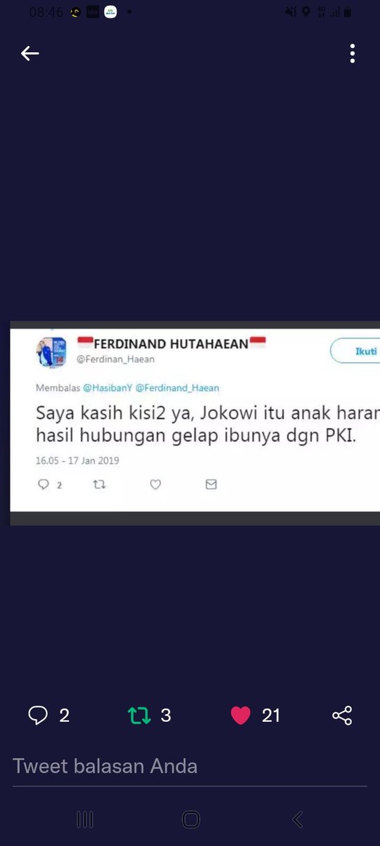 Sugito06377985's tweet photo. Fer apakah ini benar tulisanmu ?
@jokowi 
@DivHumas_Polri https://t.co/CYwkQKVuoe