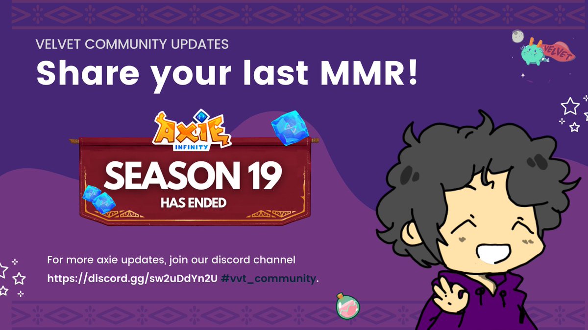 vvt_community's tweet photo. SEASON 19 has ended! 
How far have you been? Share your last MMR!

You guys did a very good job! #vvt_community https://t.co/7XWnYHcEew