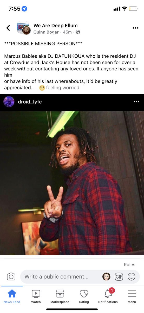 bnschatzi's tweet photo. !!!! DALLAS FRIENDS !!!! Our friend is missing! If you have seen or heard from him please contact the police 😥 https://t.co/MTGyVY1BNk