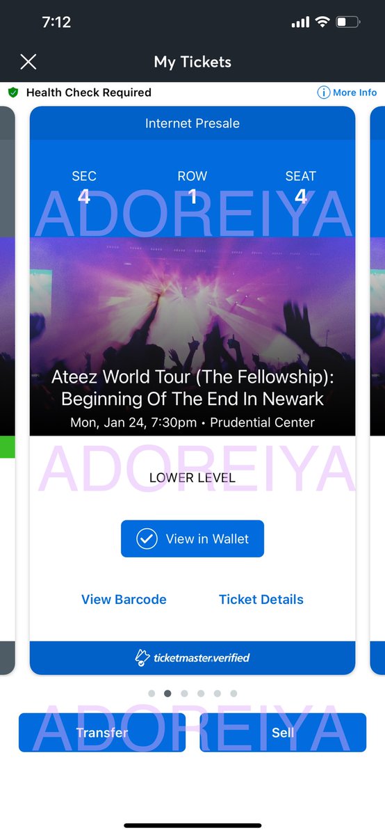 adoreiya's tweet photo. WTS 2 ateez NEWARK tickets 💗
section 4, row 1, seats 4-5
selling what i paid for them ($239 for both, $120 for one!) 
dm me if interested + for proof!
#ATEEZ #ATEEZWORLDTOUR2022 https://t.co/4Zexdvx0Bm