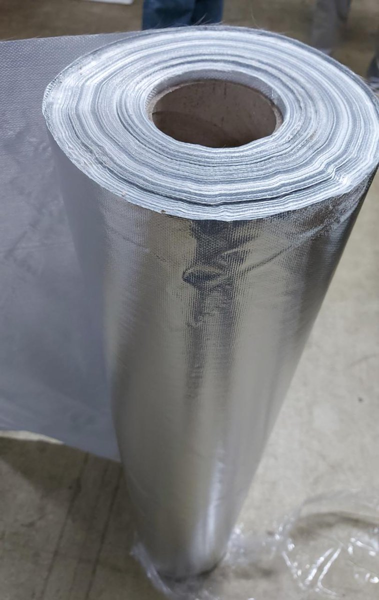 DarshanSafety's tweet image. Signature Glass fibre cloth is coated with aluminium foil in order to reduce fraying in a variety of applications the reflective properties of the aluminium coating on the fibreglass fabric effectively reduces loss of heat via radiation #firesafety #insulationmaterial #fibreglass