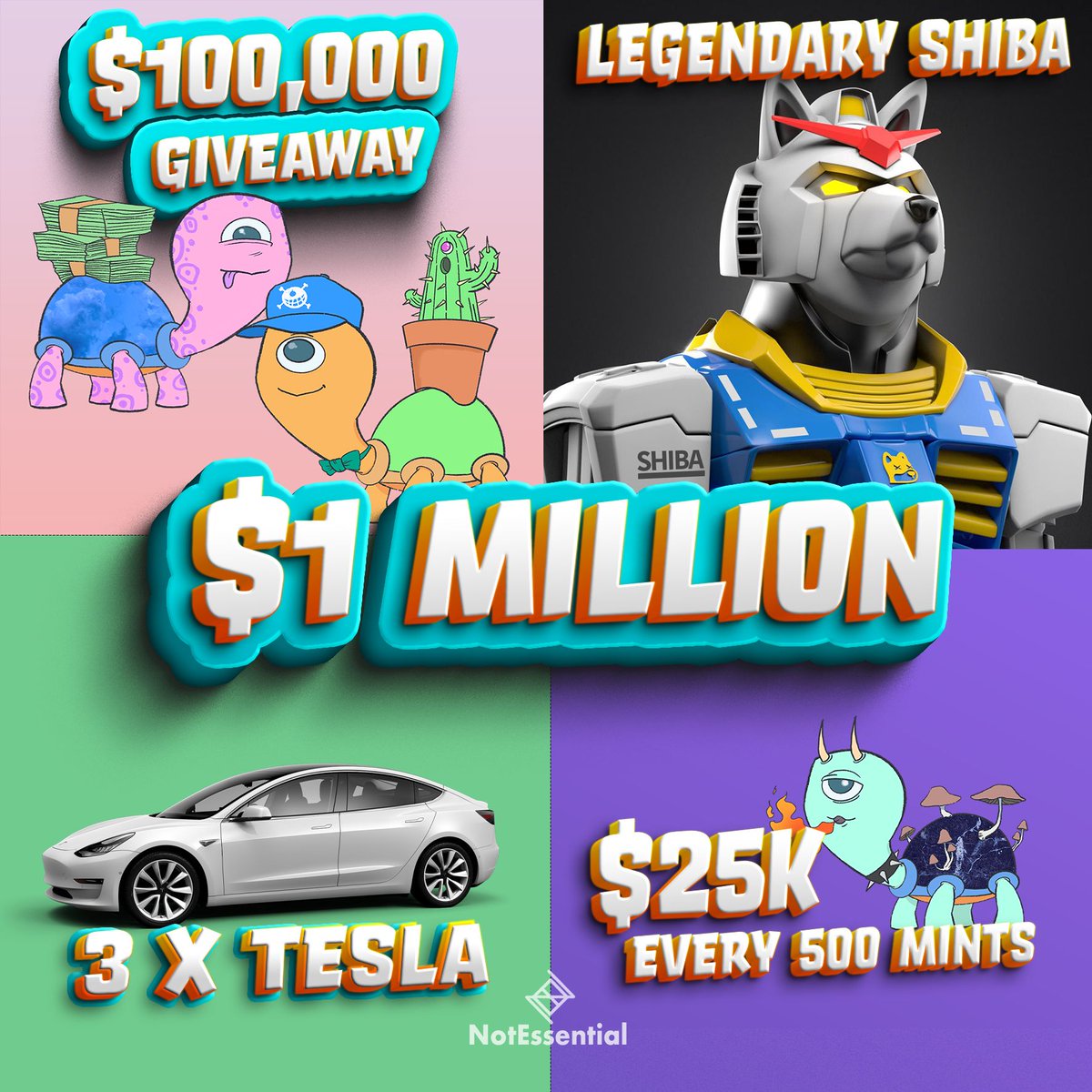 CycloNft's tweet photo. 🔥 Biggest NFT Giveaway Ever 🔥

https://t.co/r3UE58Pvi5

#cycloturtles #shibasocialclub #rareshibagift #nft #nftgiveaway #cryptochristmas #garyvee https://t.co/yBVtmjldEB