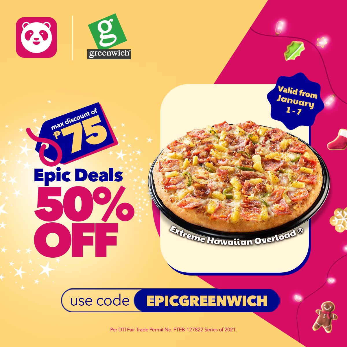 Voucher foodpanda january 2022