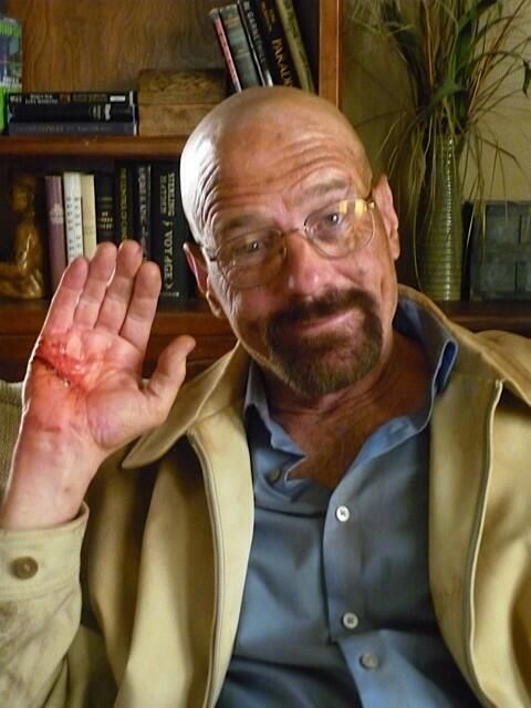 LookalikeWhite's tweet photo. Hello Twitter verse! My name is Jerald Channing!  I've decided to make this account out of my love of the show #BreakingBad !  I believe (with the confirmation from my friends) that I look like Walter white from the show (me on the left and Walter in the right) https://t.co/S5Omgci3fR