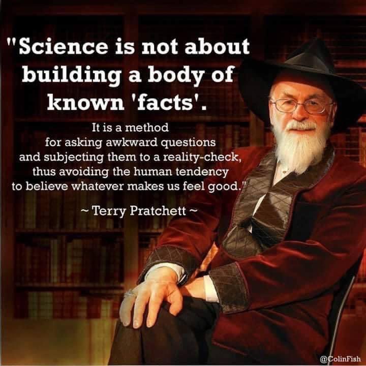 TheSGEM's tweet photo. Science is not about a body of known ‘facts’…@Thinkingpowers https://t.co/cL2R7rNJwU
