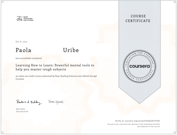Sharing my achievements in <a href="/coursera/">Coursera</a>. Always in development to become a better teacher. #AppleTeacherMexico #SomosKnotion <a href="/MexicoIngles/">Instituto México Inglés</a> <a href="/payourigar/">Paola Uribe</a> <a href="/Knotion/">Buzz</a>