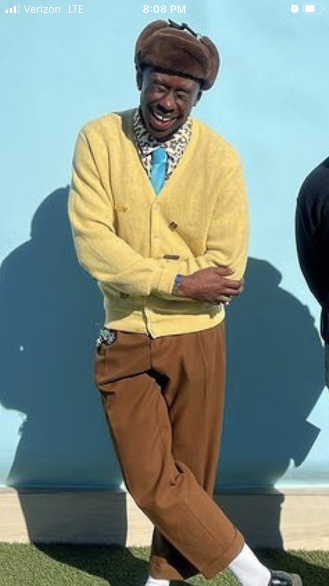 L_E_R_0_Y's tweet photo. I can’t explain it, but Tyler, the Creator and Sinbad’s character from Jingle All The Way have the same aesthetic. https://t.co/boPQqggSBS