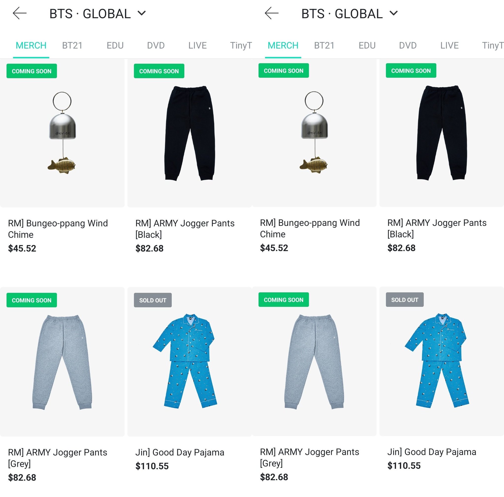🥢BTS ⟭⟬ Merch⁷⟬⟭🔍⍤⃝🔎 on X: 