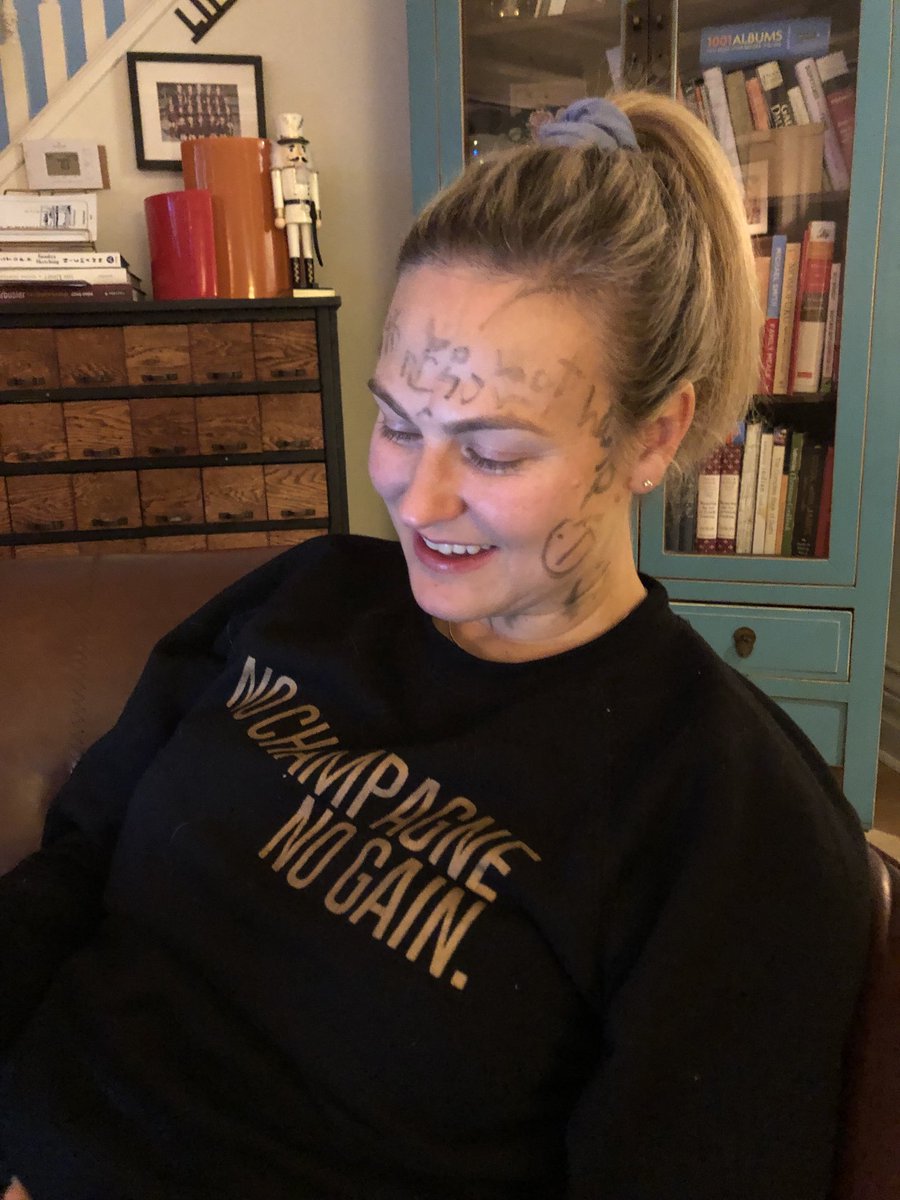 ProfDMax's tweet photo. The kid went to town with the marker again. https://t.co/DiWrhWBkxf