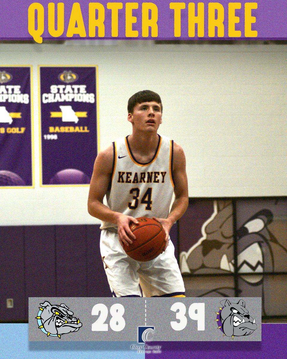 KMOsports's tweet photo. End of Q3, Kearney Bulldogs still with the lead against the Grandview Bulldogs‼️🏀 

#Something2Prove x #FearTheDogs https://t.co/uktAeC58iA
