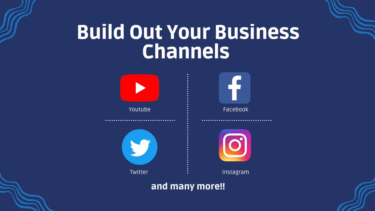 💁‍♀️Tip Tuesday
❗Build out your channels from day one❗
Right as you start your store domain name, you'll need to start building out an audience. Being activate on social media will help you to promote your content to your audience through your own channels.