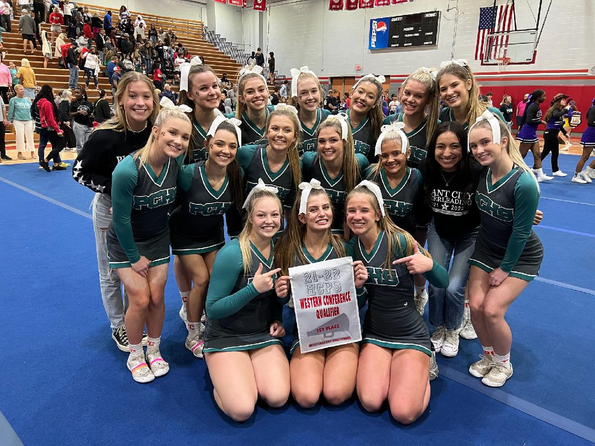 PCHS Athletics (@athletics_pchs) on Twitter photo Congratulations to our Cheer team for winning 1st Place. @SusanSu78190088 <a href="/AddisonGDavis/">Addison Davis</a> <a href="/HCPSAthletics/">HCPS Athletics</a> #proudtobearaider Congratulations to our Cheer team for winning 1st Place. @SusanSu78190088 <a href="/AddisonGDavis/">Addison Davis</a> <a href="/HCPSAthletics/">HCPS Athletics</a> #proudtobearaider