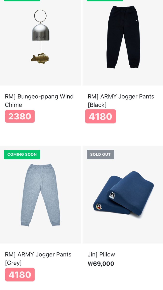fifthloveph's tweet photo. wts lfb ph go | #5thgo
ARTIST-MADE COLLECTION BY BTS - RM NAMJOON
wind chime - 2380 all in + sf
joggers - 4180 all in + sf
*includes photocard & making log
dop: 50% jan 15, bal jan 30
normal eta
dm to reserve slot for securing tom! 💌 https://t.co/o9o0sjbr5O