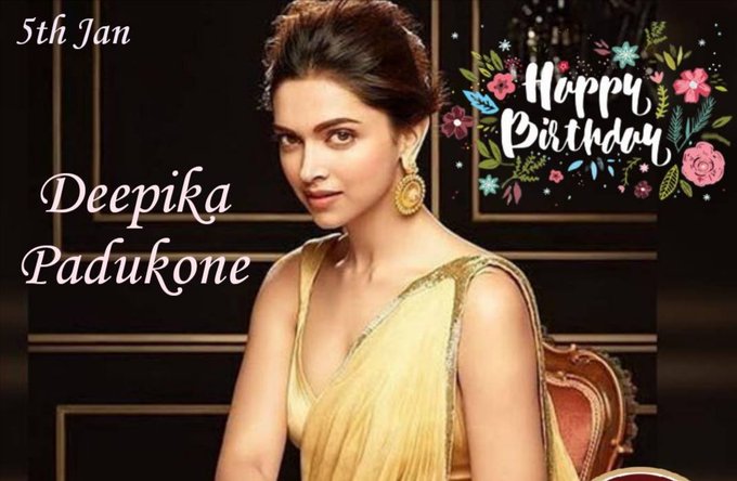 Happy 36th Birthday to Indian Actress,
Mrs Deepika Padukone Singh Ji.       