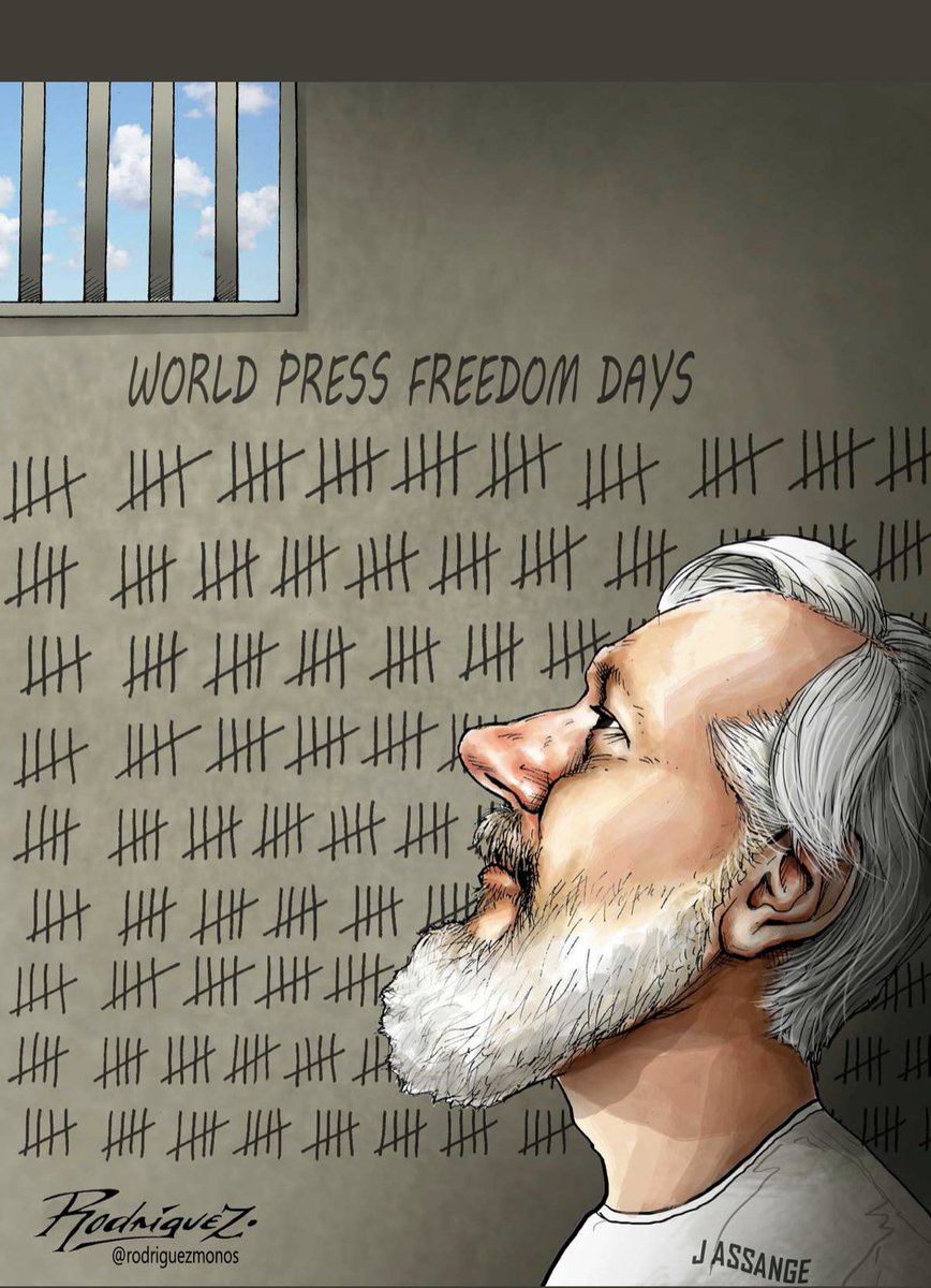 jaraparilla's tweet photo. @ShonaMartyn @walkleys Please reiterate @walkleys support for Lifetime Award winner Julian Assange. It is nauseating to watch award winners fail year after year to even mention his name. His "lifetime" may now be short. #FreeAssange https://t.co/MBlF4dKeGo