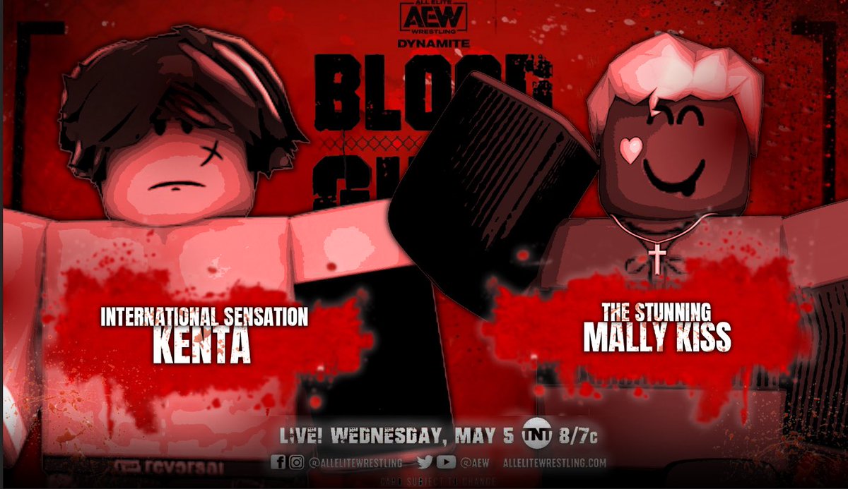 AEWROBLOX1's tweet photo. As Mal Goes 3-0 In AEW can he keep the winning streak going or can Kenta Break the Streak. https://t.co/vXB5bjbZCA