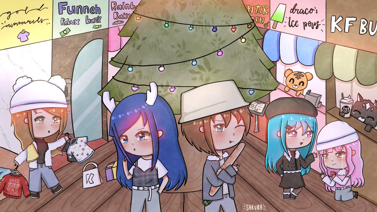 Sakurx_blossom's tweet photo. ✨shopping trip with krew✨
Hope you like it! ❤✨
@ItsFunneh @GoldenGlare_ @DraconiteDragon @Lunar3clispe @RainbowsYT @KREWxKF
@KrewDistrict #krewfanart #krewfam #kf #thekrew #krew https://t.co/ACI4vInYkA
