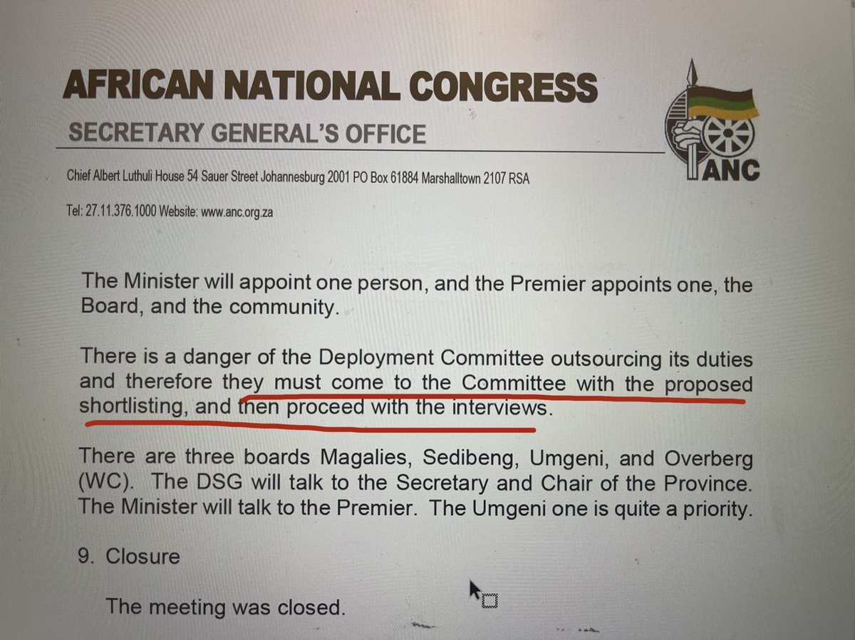 How did public institutions in South Africa come to be so dysfunctional, so utterly incapable of running basic things? For one, the pool of non-political appointments has been limited to a very small (and often mediocre) group: ANC members &amp; acolytes, comrades Tom, Dudu &amp; Hlaudi.