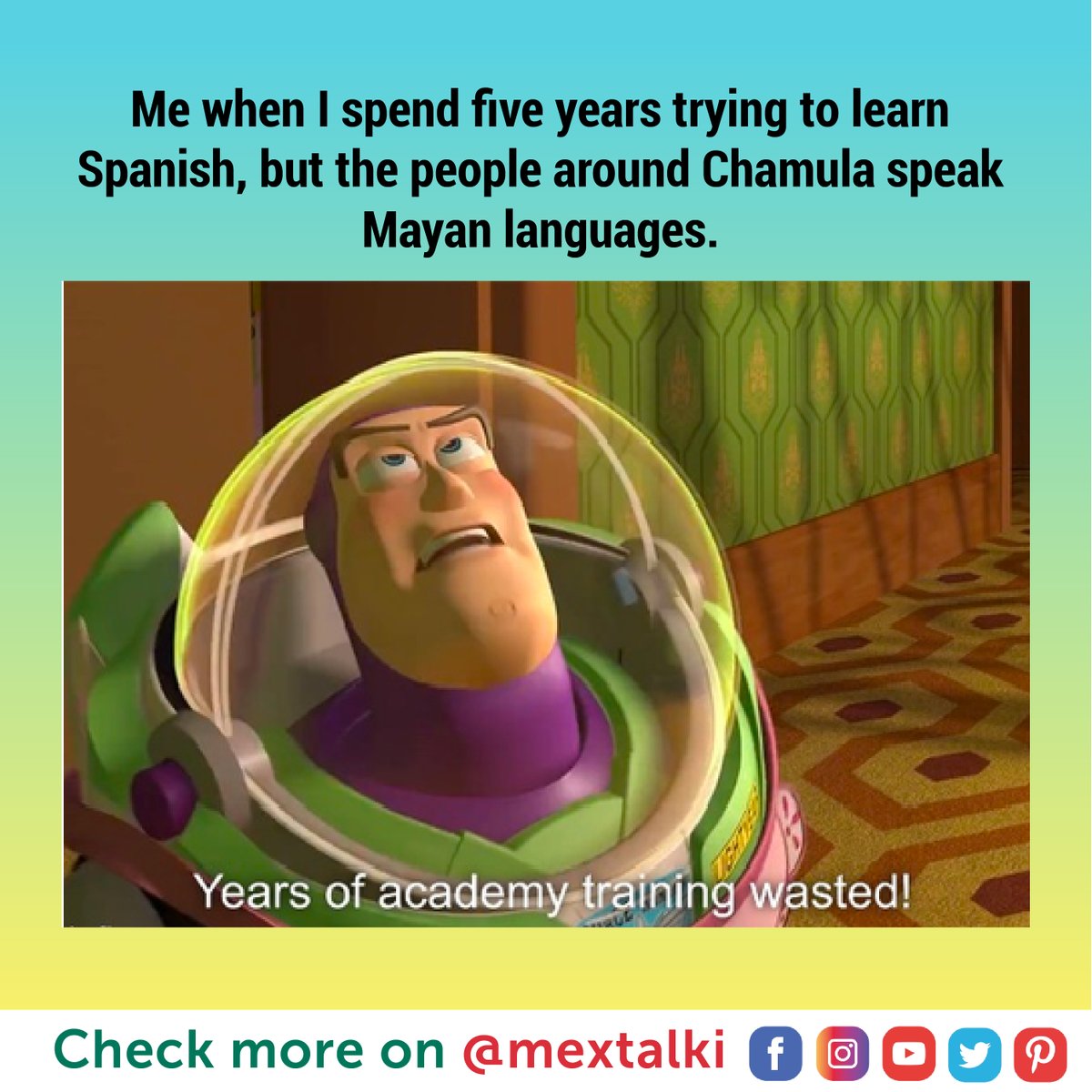 Mextalki's tweet photo. ¿Te ha pasado algo similar? ¿Estudiaste mucho y no entiendes nada?  #learnSpanish #mayanlanguages #chamula #Spanish https://t.co/b9u03jzTGe