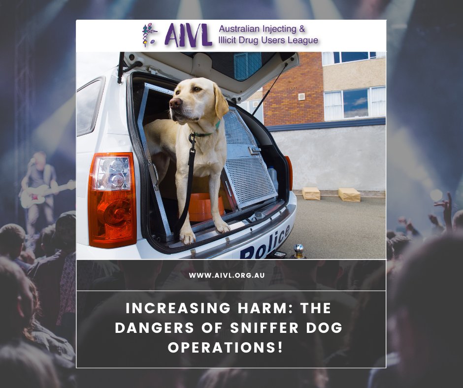 aivl's tweet photo. When will they learn? Sniffer dog operation isn't harm reduction!

Read the full article: https://t.co/vIwkgQ9Cz5

 #stopstigma #stoppingthestigma #stoppingstigma #stigmastopswithme #stopstigmatizing #harmreductionsaveslives #harmreductionworks #fieldday2022 https://t.co/0vV2ECrCzN