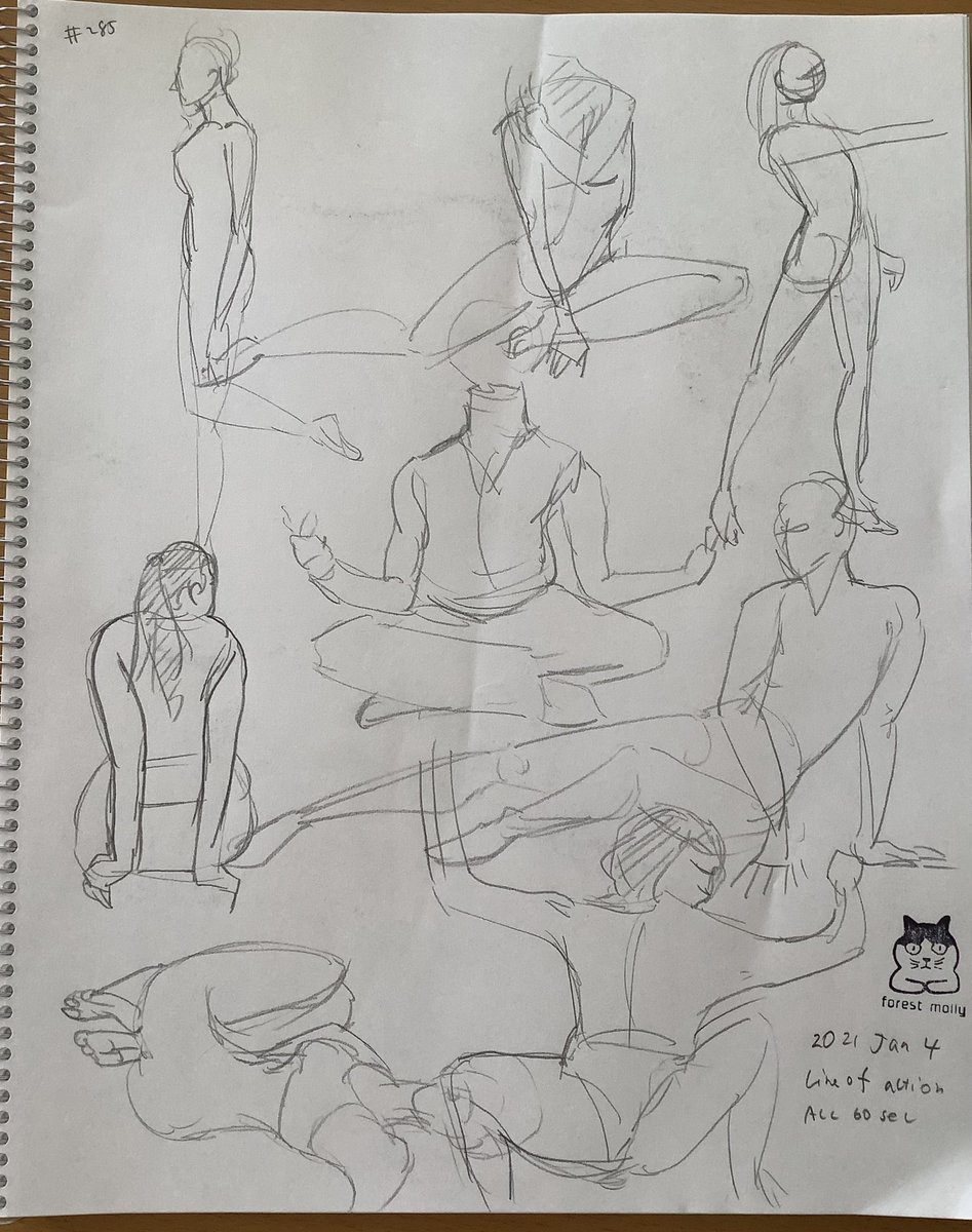 Mollykinoco's tweet image. #lineofaction #croques 285,286回目。60秒。