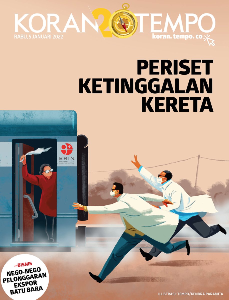 korantempo's tweet image. Integrasi ribuan periset dari berbagai kementerian dan lembaga ke dalam BRIN tidak menyediakan gerbong bagi para peneliti non-pegawai negeri. Selama proses peleburan, lembaga baru ini hanya mau mengangkut periset pelat merah. #KoranTempo bit.ly/3EVqpGA
